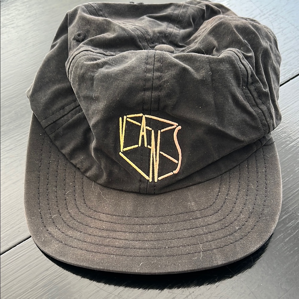 Vans Black Flat Bill Cap with Logo